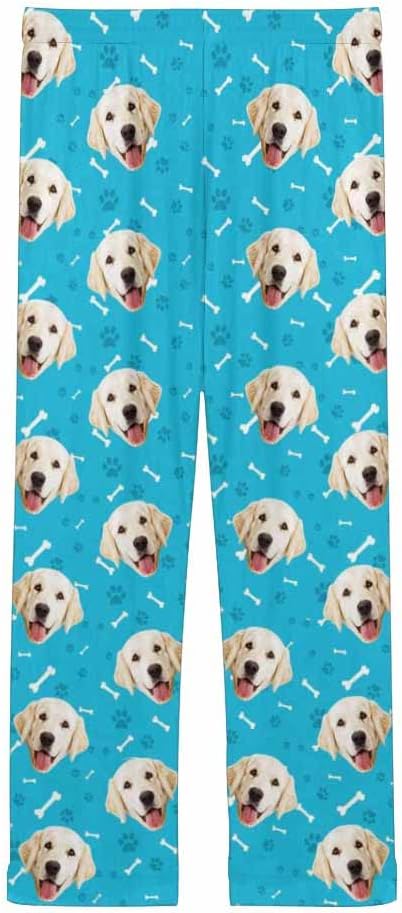 Custom Face Pajamas Pants Personalized Sleepwear Bottoms for Women XS-XXL