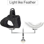 HEYWEAN Cat Harness and Leash - Ultra Light Escape Proof Kitten Collar Cat Walking Jacket with Running Cushioning Soft and Comfortable Suitable for Puppies Rabbits