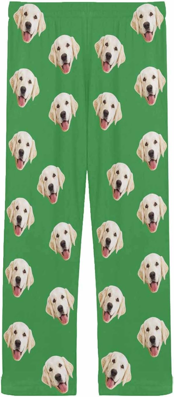 MyPupSocks Personalized Face Pajamas Pants Photo Pajama Bottoms for Men S-XXL