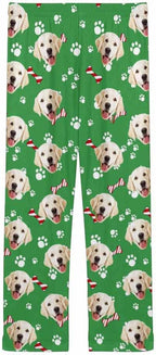 Custom Face Pajamas Pants Personalized Nightwear Bottoms for Women XS-XXL