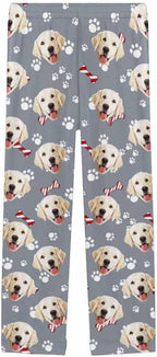 Custom Face Pajamas Pants Personalized Nightwear Bottoms for Women XS-XXL
