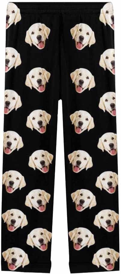 Custom Face Pajamas Pants Personalized Sleepwear Bottoms for Women XS-XXL