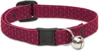 LupinePet Eco 1/2" Berry Cat Safety Collar with Bell , 8-12"