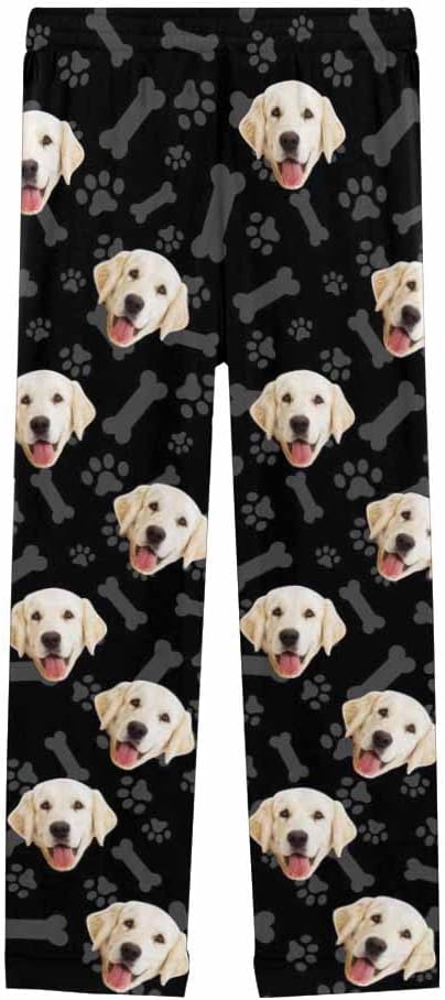Custom Face Pajamas Pants Personalized Sleepwear Bottoms for Women XS-XXL