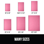 GORILLA GRIP 100% Waterproof Raised Edge BPA Free Silicone Pet Feeding Mat, Dog Cat Food Mats Contain Spills Protects Floors, Placemats for Cats and Dogs Water Bowl, Pets Accessories 18.5x11.5 Pink