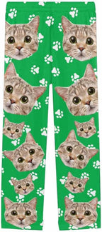 FunStudio Personalized Pajama Pants for Women Custom Photo Face Printed Pajama Bottoms with Pockets