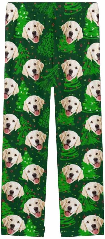 Custom Face Pajamas Pants Personalized Nightwear Bottoms for Women XS-XXL