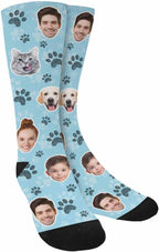 Artsadd Custom Pajamas for Women Men Family, Personalized Face Pjs Pajama Pants, Funny Pet Photo Loungewear Sleepwear Jammies