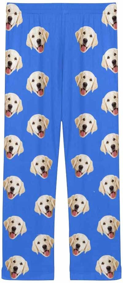 Custom Face Pajamas Pants Personalized Sleepwear Bottoms for Women XS-XXL