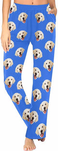 Custom Face Pajamas Pants Personalized Sleepwear Bottoms for Women XS-XXL