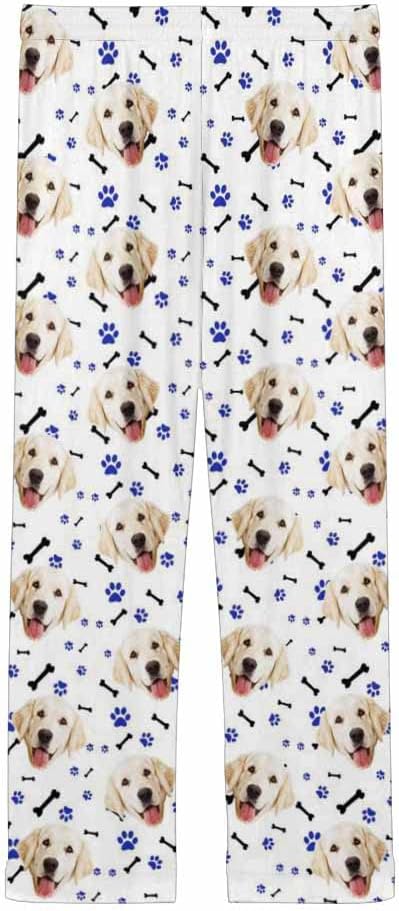 Custom Face Pajamas Pants Personalized Sleepwear Bottoms for Women XS-XXL