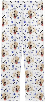 Custom Face Pajamas Pants Personalized Sleepwear Bottoms for Women XS-XXL