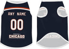 Chicago Custom Pet Jersey Dog Clothes Jersey Various Sizes Customized Any Name & Number for Small & Middle and Big Dogs