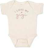 COUPLEHOODIES Personalized Baby Onesie Bodysuit – Custom Embroidery Gift for Pregnancy Reveal Baby Shower or First Grandchild