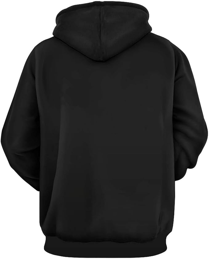 Artsadd Custom Face Unisex athletic Pockets Sweatshirt Loose Hoodie Custom Christmas Long Sleeve Sweatshirt Hooded Pullover