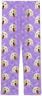 Custom Face Pajamas Pants Personalized Sleepwear Bottoms for Women XS-XXL