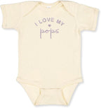 COUPLEHOODIES Personalized Baby Onesie Bodysuit – Custom Embroidery Gift for Pregnancy Reveal Baby Shower or First Grandchild