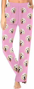 Custom Face Pajamas Pants Personalized Sleepwear Bottoms for Women XS-XXL