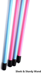 IUHKBH Cat Wands, 3 PCS Durable Teaser Wands with Mylar Strips Interactive Cat Toy Kitten Stick for Indoor Having Fun Exerciser Playing