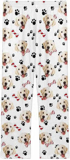 Custom Face Pajamas Pants Personalized Nightwear Bottoms for Women XS-XXL