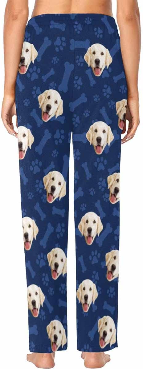 Custom Face Pajamas Pants Personalized Sleepwear Bottoms for Women XS-XXL