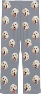 MyPupSocks Personalized Face Pajamas Pants Photo Pajama Bottoms for Men S-XXL