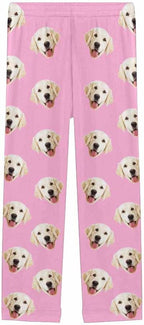 Custom Face Pajamas Pants Personalized Sleepwear Bottoms for Women XS-XXL