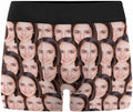 M YESCUSTOM Custom Faces Funny Short Briefs Gift for Husband Underwear