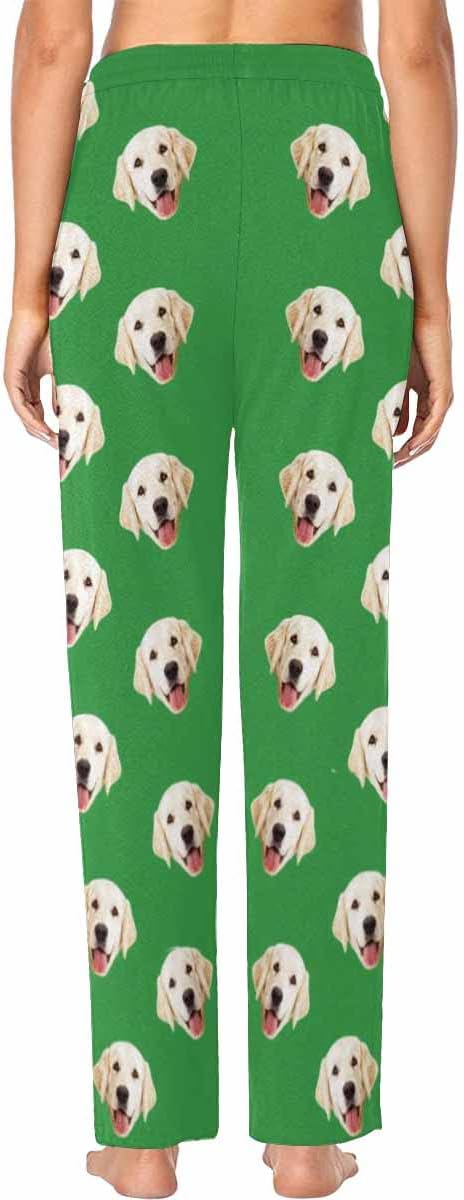 Custom Face Pajamas Pants Personalized Sleepwear Bottoms for Women XS-XXL