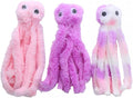 DONGKER Cat Plush Toys,3 PCS Octopus Shaped Cat Teaser Toy with Little Catnip Inside for Kitten Play Halloween Christmas Xmas Party