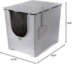 Modkat Flip Litter Box – Front-Entry Design with Integrated Liner System