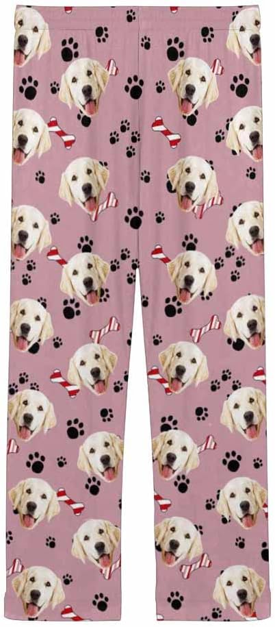 Custom Face Pajamas Pants Personalized Nightwear Bottoms for Women XS-XXL