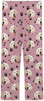 Custom Face Pajamas Pants Personalized Nightwear Bottoms for Women XS-XXL