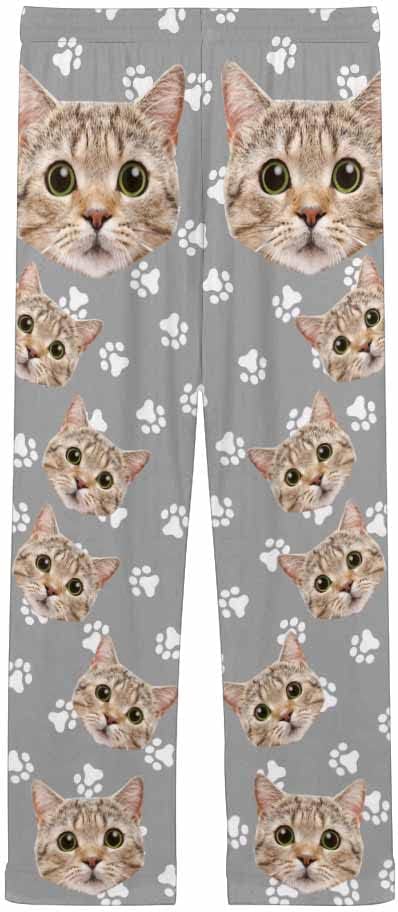 FunStudio Personalized Pajama Pants for Women Custom Photo Face Printed Pajama Bottoms with Pockets