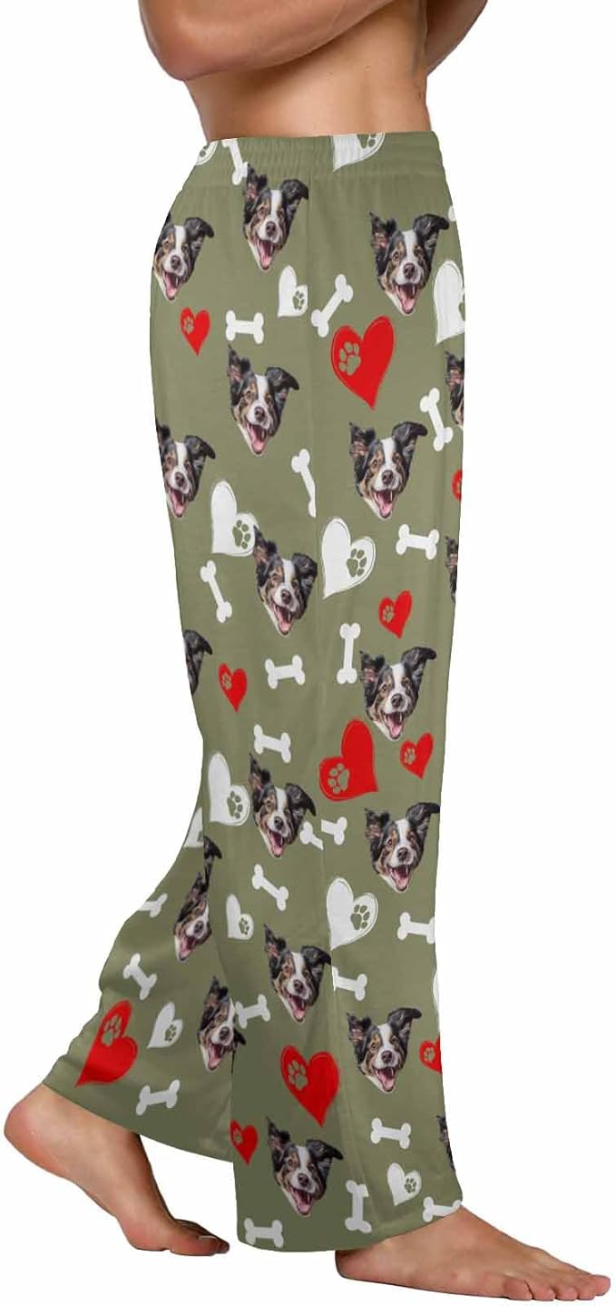 Custom Pajama Pants for Men, Personalized PJ Pants with Photos, Custom Mens Pajama Shorts, Gifts for Dad Husband