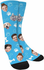 Artsadd Custom Pajamas for Women Men Family, Personalized Face Pjs Pajama Pants, Funny Pet Photo Loungewear Sleepwear Jammies