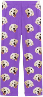 Custom Face Pajamas Pants Personalized Sleepwear Bottoms for Women XS-XXL
