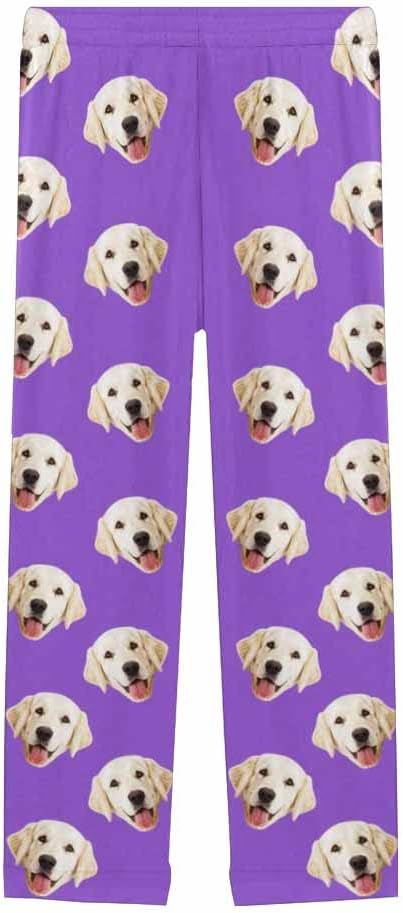 Custom Face Pajamas Pants Personalized Sleepwear Bottoms for Women XS-XXL
