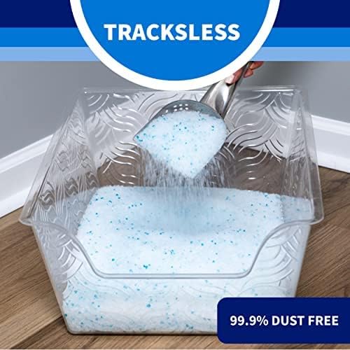 Litter Pearls Tracksless Unscented Non-Clumping Crystal Cat Litter with Odorbond, 15 Pounds
