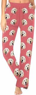 Custom Face Pajamas Pants Personalized Sleepwear Bottoms for Women XS-XXL
