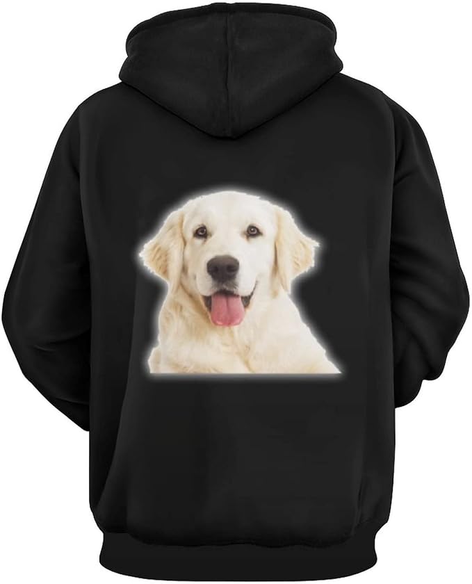 Artsadd Custom Face Unisex athletic Pockets Sweatshirt Loose Hoodie Custom Christmas Long Sleeve Sweatshirt Hooded Pullover