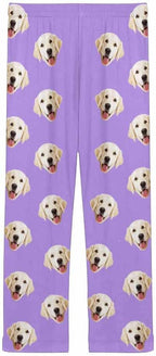 Custom Face Pajamas Pants Personalized Sleepwear Bottoms for Women XS-XXL