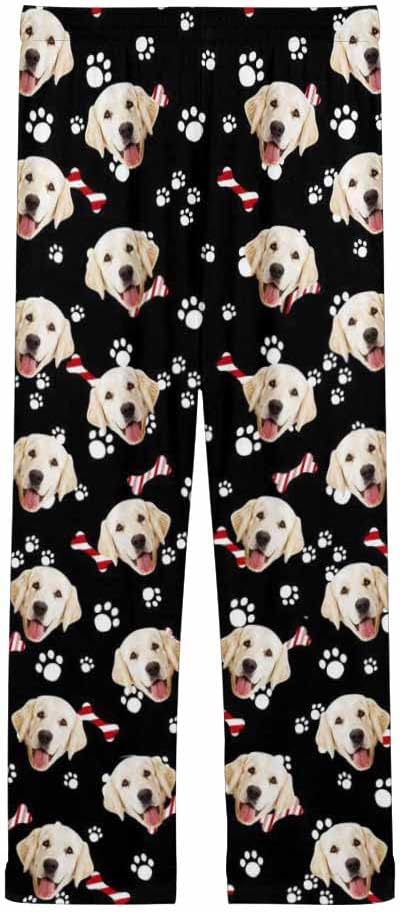 Custom Face Pajamas Pants Personalized Nightwear Bottoms for Women XS-XXL