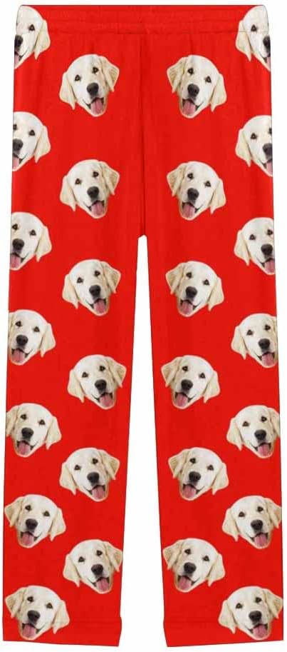 Custom Face Pajamas Pants Personalized Sleepwear Bottoms for Women XS-XXL