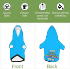 Dog Hoodie Design Your Own Personalized Pet Hoodies Small Pets Wear Shirt Customized Dog Clothes Custom Hooded Sweatshirt Pullover Text Image Dogs Puppy Cat and Kitten, Deep Sky Blue, XL,
