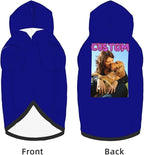 Custom Dog Hoodie with Your Design Soft & Warm Personalized Picture Logo Text Name Dog Clothes for Puppy Sweatshirt Hooded for Small Medium Large Dogs Girl/Boy Cats Pets Deepblue