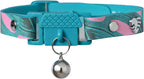 Kittyrama Botanicals Monstera Cat Collar. Award Winning. Hypoallergenic, Quick Release Breakaway, Comfy & Soft. Vet Approved. Other Styles Available
