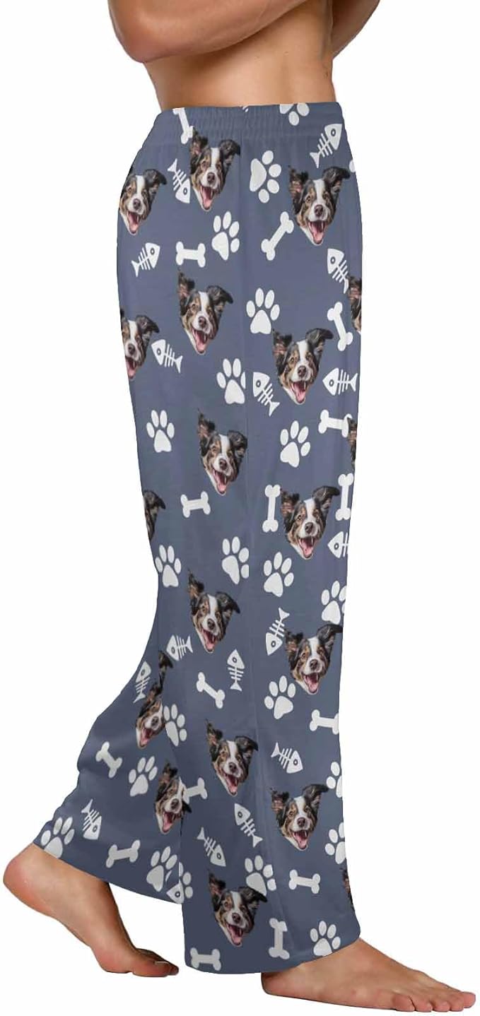 Custom Pajama Pants for Men, Personalized PJ Pants with Photos, Custom Mens Pajama Shorts, Gifts for Dad Husband