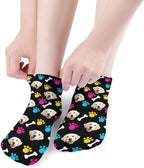 Personalized Ankle Socks with Face Custom Photo Socks Low Cut Ankle Socks Athletic Socks Valentine's Day Gifts for Women Men