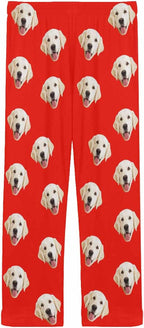 MyPupSocks Personalized Face Pajamas Pants Photo Pajama Bottoms for Men S-XXL